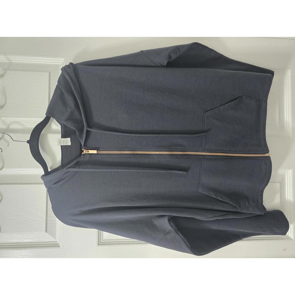 American Vintage Large Zip-Up Hoodie with Rose Gold Zipper
